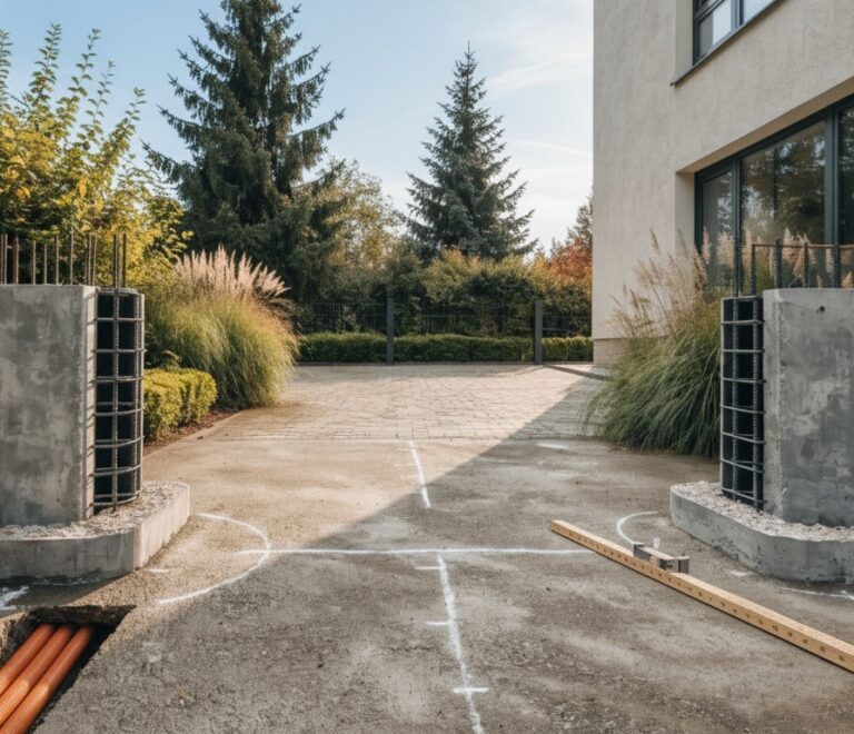 Kuidas krunti väravate paigalduseks ette valmistada: vundament, postid, kaablid